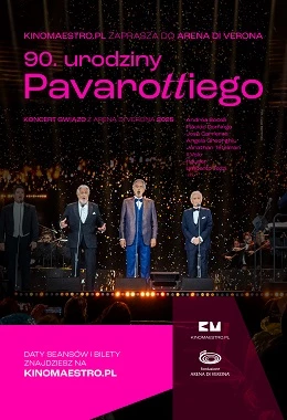 SZTUKA NA EKRANIE - KONCERT 90 URODZINY PAVAROTTIEGO,  dokumentalny, Włochy